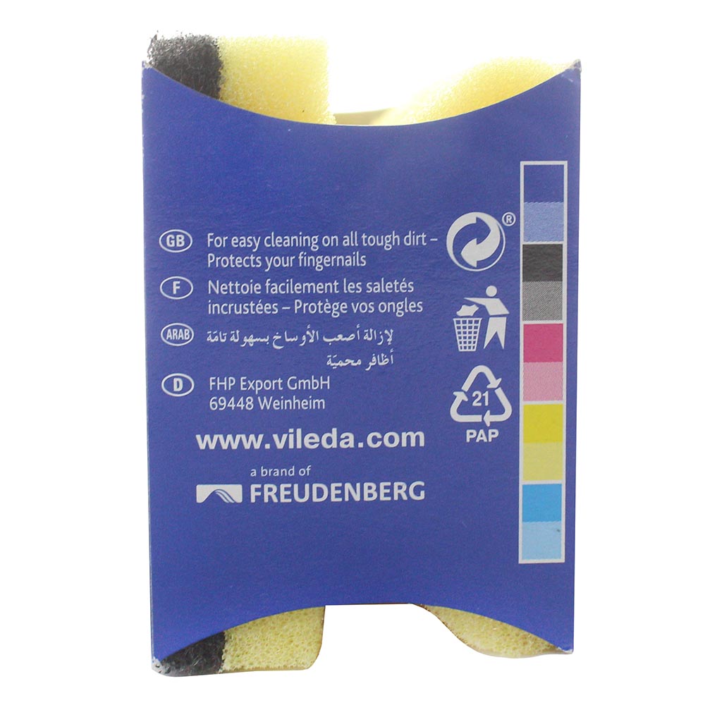 Vileda Super Glitzi Crystal Scourer back image
