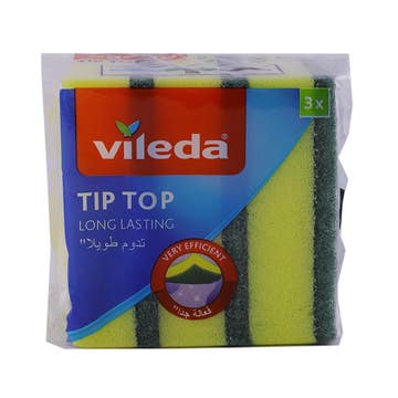 Vileda Tip Top Scourer [3 Pieces] - Available at Alosra Online Supermarket