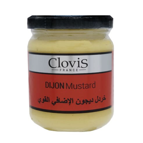 Clovis Dijon Mustard 200g - Available at Alosra Online Supermarket