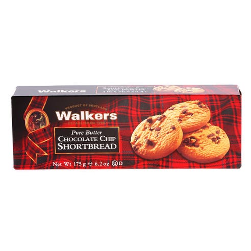 Walkers Pure Butter Chocolate Chip Shortbread 175g - Available at Alosra Online Supermarket