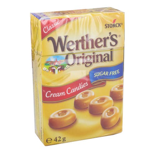Storck Werther's Original Sugar-Free Cream Candies 42g - Available at Alosra Online Supermarket
