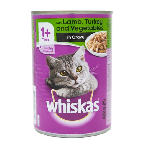 Whiskas Minced Lamb & Turkey & Vegetable in Gravy 400g - Available at Alosra Online Supermarket