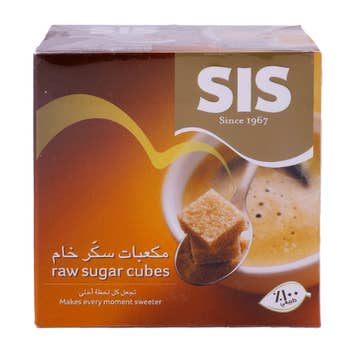 Sis Raw Sugar Cubes 454g - Available at Alosra Online Supermarket