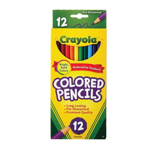 Crayola Coloured Pencils [12 Pack] - Available at Alosra Online Supermarket