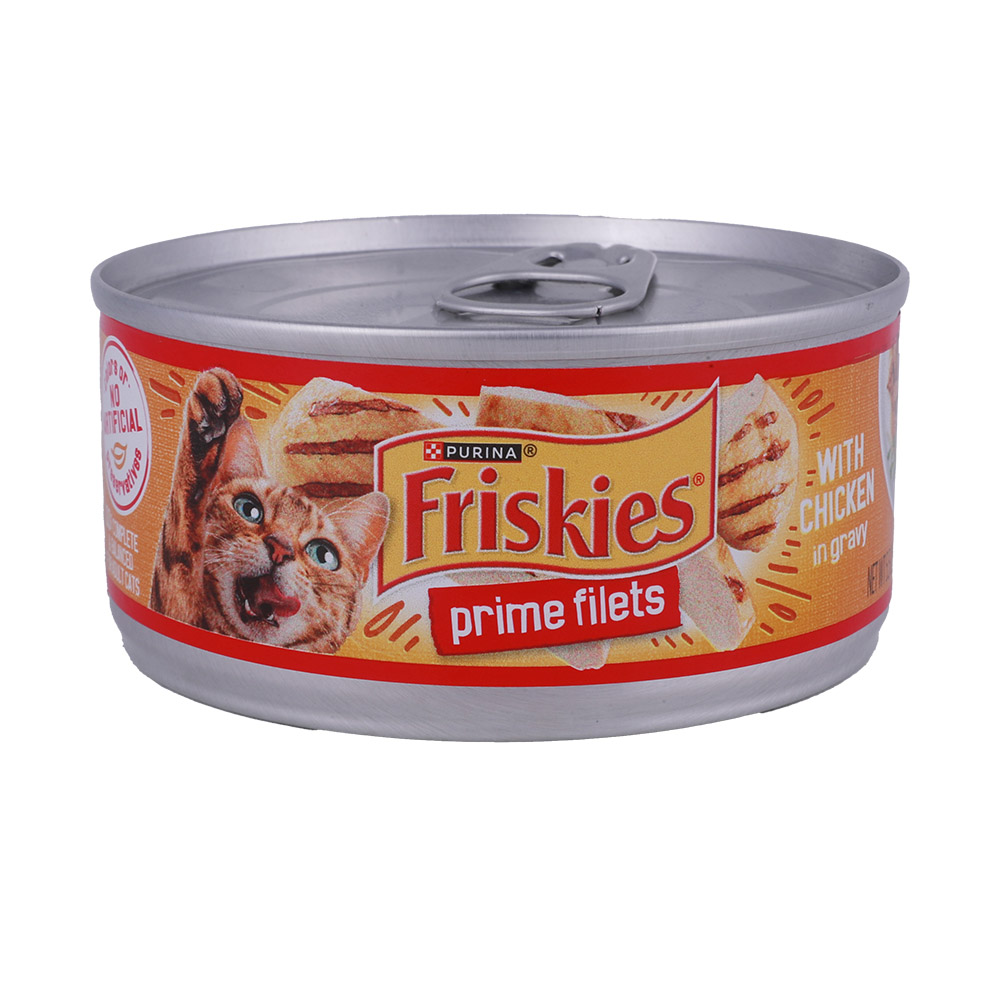 Purina Friskies Prime Filets With Chicken In Gravy 156g - Available at Alosra Online Supermarket