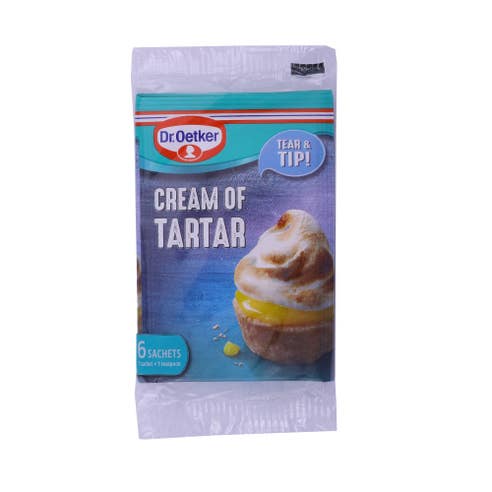 Dr. Oetker Cream of Tartar [6 Sachets] - Available at Alosra Online Supermarket
