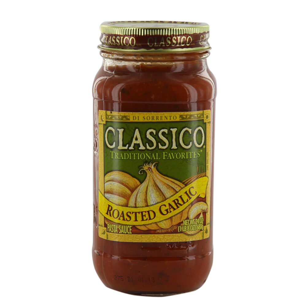 Classico Traditional Favorites Roasted Garlic Pasta Sauce 680g - Available at Alosra Online Supermarket
