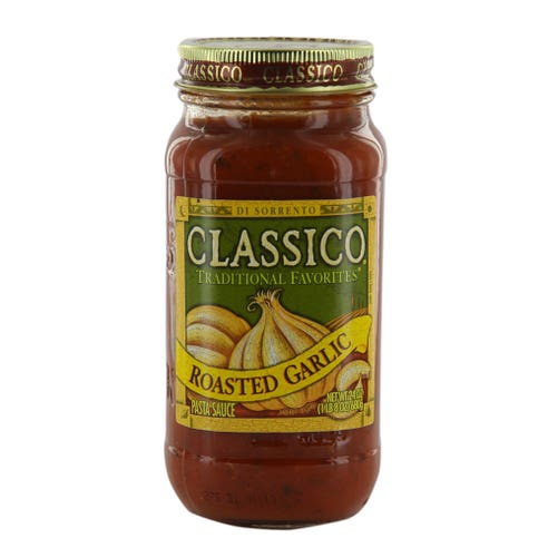 Classico Traditional Favorites Roasted Garlic Pasta Sauce 680g - Available at Alosra Online Supermarket
