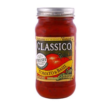 Classico Tomato & Basil Pasta Sauce 24oz - Available at Alosra Online Supermarket