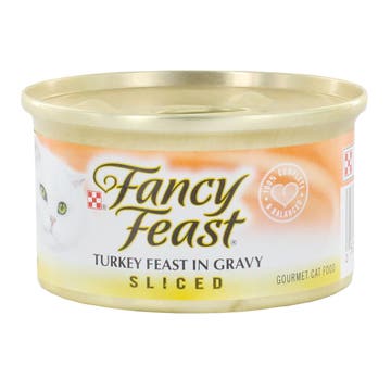 Fancy Feast Sliced Turkey In Gravy 3oz - Available at Alosra Online Supermarket