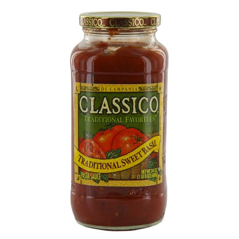 Classico Traditional Sweet Basil Pasta Sauce 680g - Available at Alosra Online Supermarket