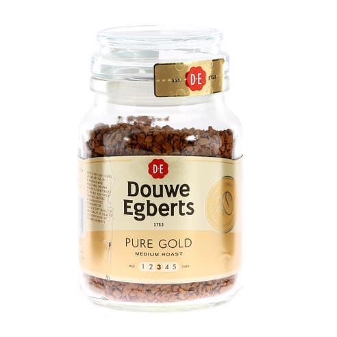 Douwe Egberts Pure Gold Medium Roast Coffee 95g - Available at Alosra Online Supermarket