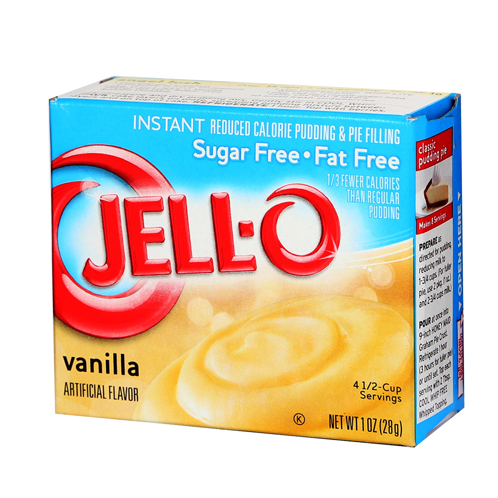 Jell-O FF Instant Pudding Vanilla 1oz - Available at Alosra Online Supermarket