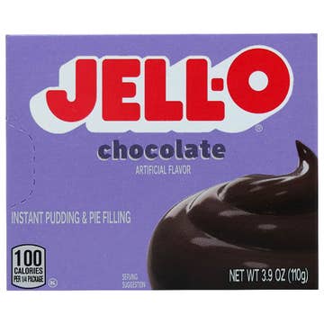 Jell-O Chocolate Instant Pudding & Pie Filing 110g