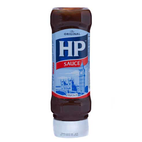 HP Original Sauce Top Down 450g - Available at Alosra Online Supermarket