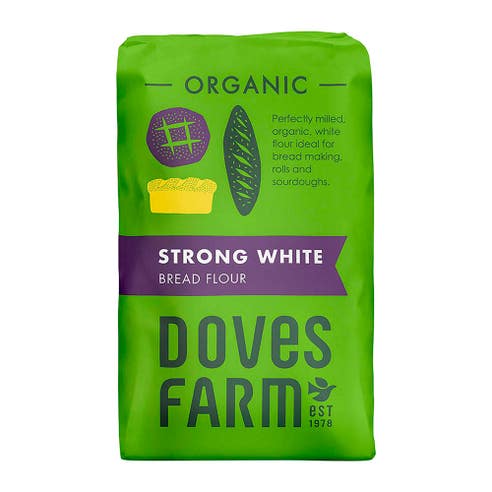 Doves Farm Organic Strong White Bread Flour 1.5kg - Available at Alosra Online Supermarket