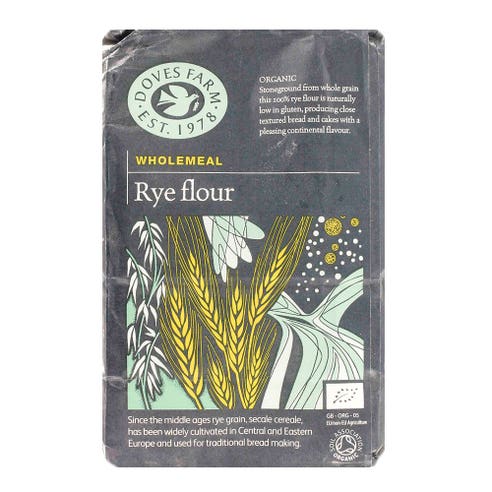 Doves Farm Organic Wholemeal Rye Flour 1kg - Available at Alosra Online Supermarket