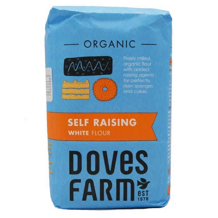Doves Farm Organic Self-Raising White Flour 1kg - Available at Alosra Online Supermarket