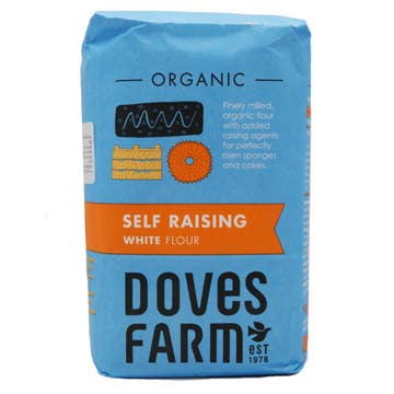 Doves Farm Organic Self-Raising White Flour 1kg - Available at Alosra Online Supermarket