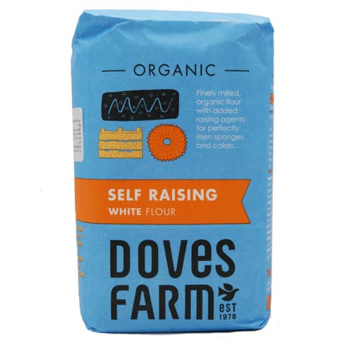 Doves Farm Organic Self-Raising White Flour 1kg - Available at Alosra Online Supermarket