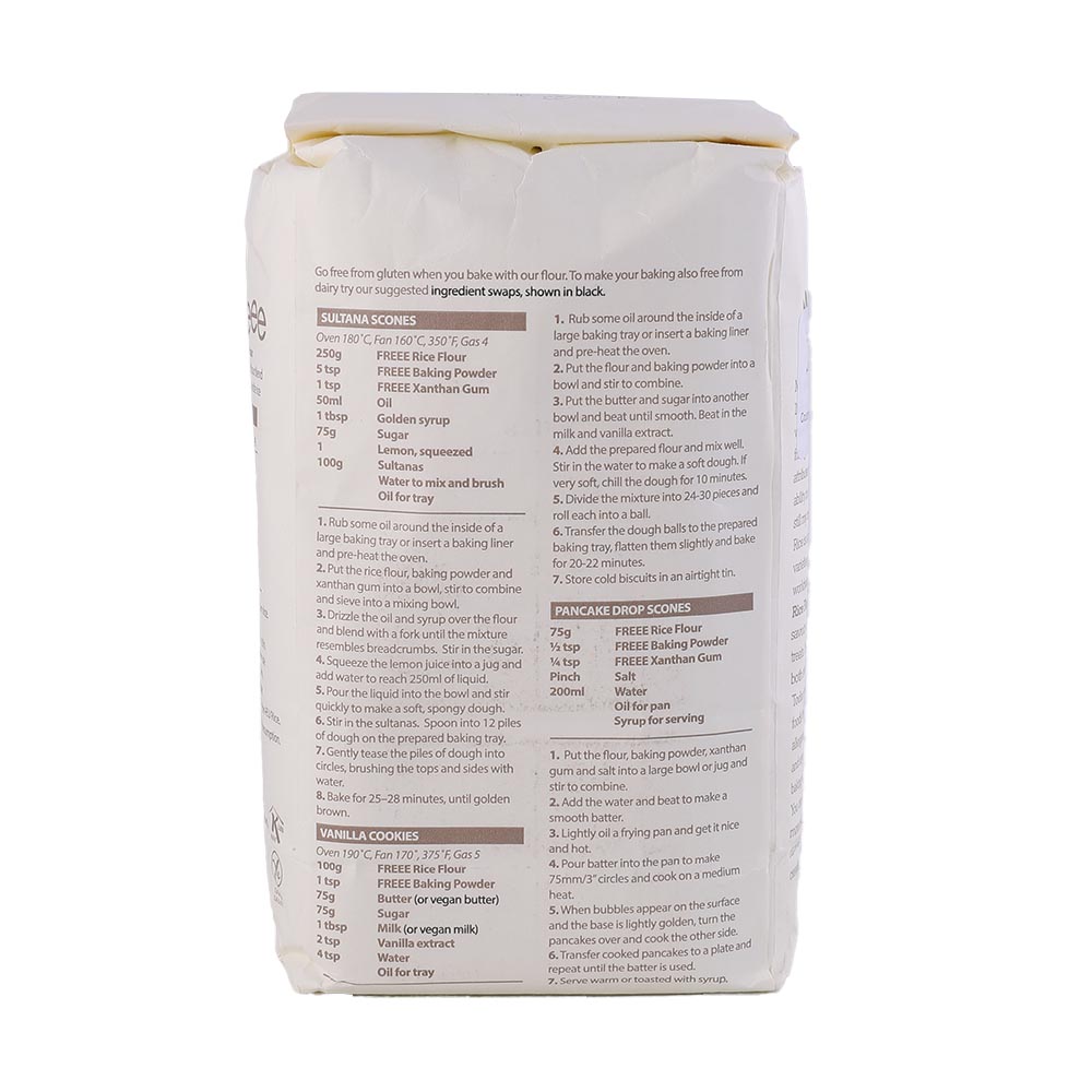 Freee Rice Flour 1Kg back image