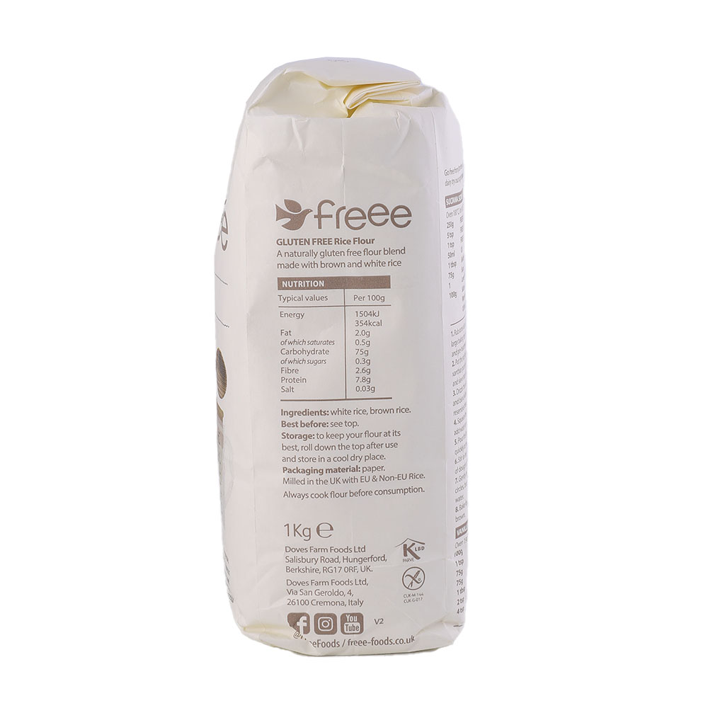 Freee Rice Flour 1Kg right side image