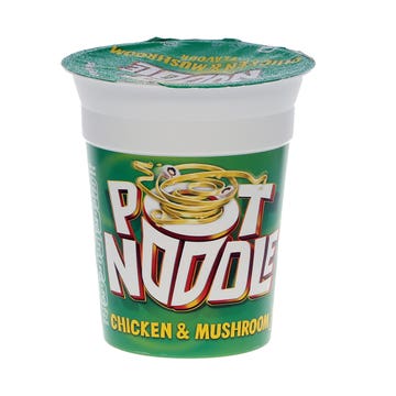 Pot Noodle Chicken & Mushroom 90g - Available at Alosra Online Supermarket