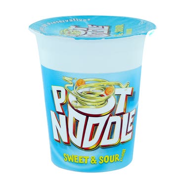 Pot Noodle Sweet & Sour 90g - Available at Alosra Online Supermarket