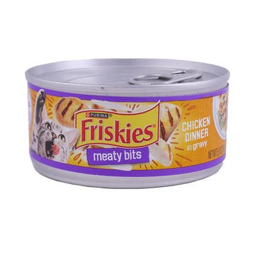 Friskies Meaty Bits Chicken Dinner In Gravy Cat Food 156g