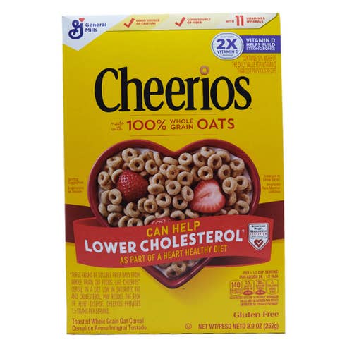 General Mills Cheerios Cereal 8.9oz - Available at Alosra Online Supermarket