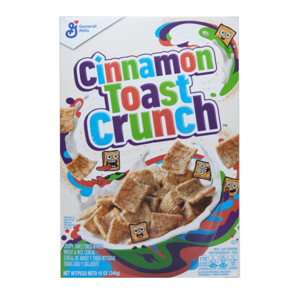 General Mills Cinnamon Toast Crunch Cereal 340g - Available at Alosra Online Supermarket