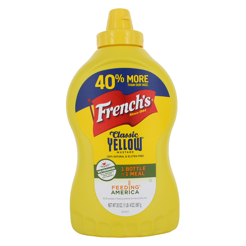French's Classic Yellow Mustard 20oz - Available at Alosra Online Supermarket