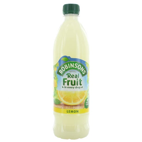 Robinsons Real Fruit No Sugar Lemon 1L - Available at Alosra Online Supermarket