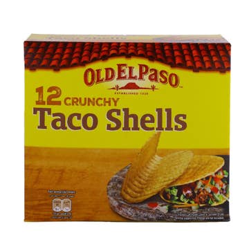 Old El Paso 12 Crunchy Taco Shells 156g - Available at Alosra Online Supermarket