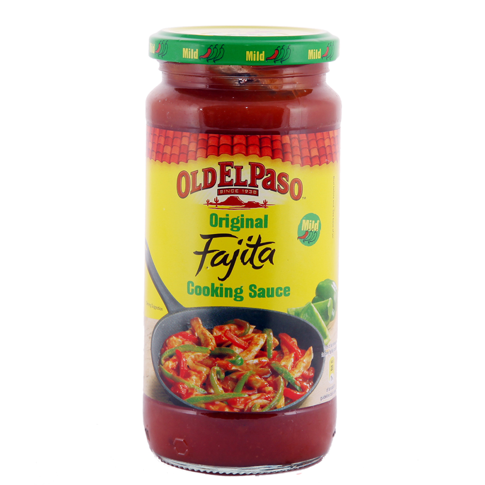Old El Paso Original Fajita Cooking Sauce 395g - Available at Alosra Online Supermarket