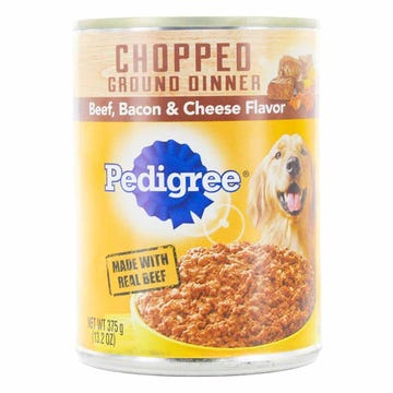 Pedigree Beef, Bacon & Cheese 375g [Contains Pork] - Available at Alosra Online Supermarket