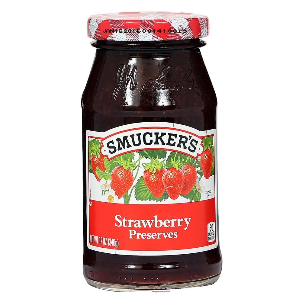 Smucker's Strawberry Preserves Jam 340g - Available at Alosra Online Supermarket
