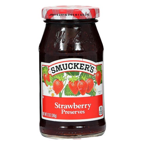 Smucker's Strawberry Preserves Jam 340g - Available at Alosra Online Supermarket