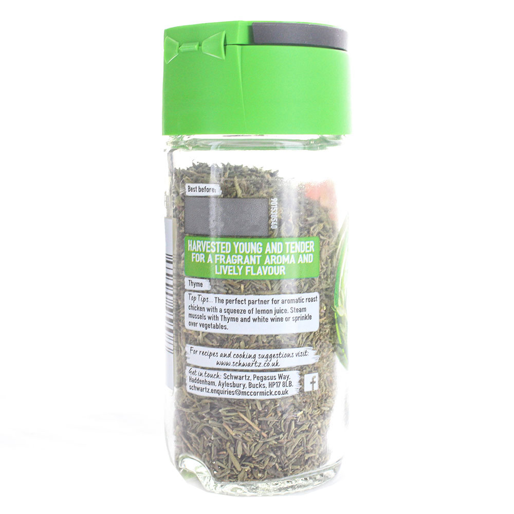 Schwartz Thyme 11g back image