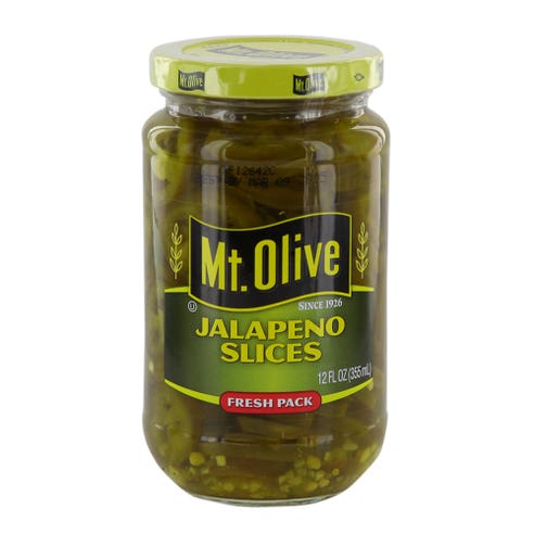 Mt.Olive Jalapeno Slices 12oz - Available at Alosra Online Supermarket