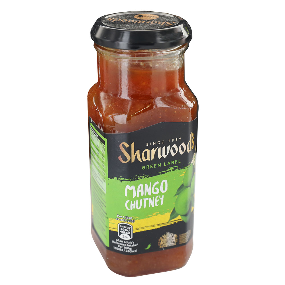 Sharwood's Green Label Mango Chutney 360g – Available at Alosra Online Supermarket