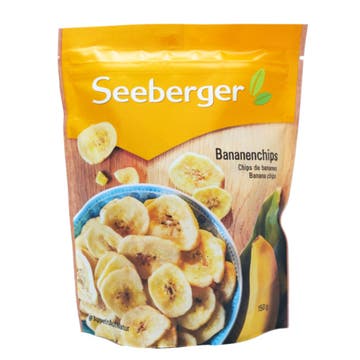 Seeberger Banana Chips 150g - Available at Alosra Online Supermarket