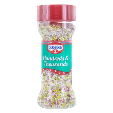 Dr.Oetker Hundreds & Thousands Sprinkles 65g - Available at Alosra Online Supermarket