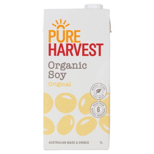 Pureharvest Organic Natures Soy Milk 1L - Available at Alosra Online Supermarket