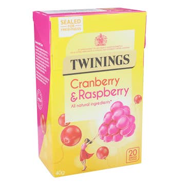 Twinings Cranberry & Raspberry Elderflower 40g - Available at Alosra Online Supermarket