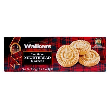 Walkers Pure Butter Shortbread Rounds 150g - Available at Alosra Online Supermarket