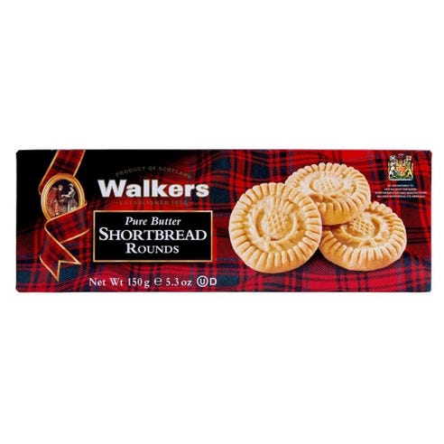 Walkers Pure Butter Shortbread Rounds 150g - Available at Alosra Online Supermarket