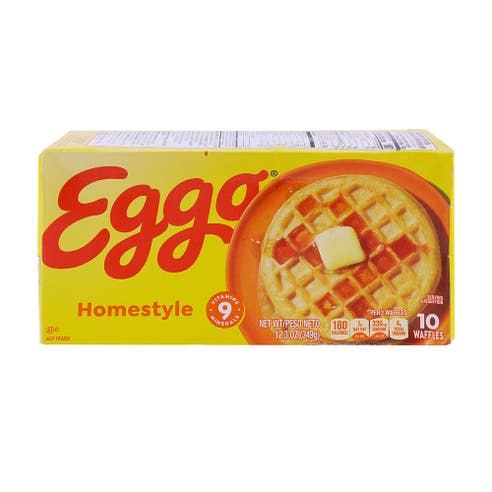 Kellogg's Eggo Homestyle Waffles 12.3oz [10 Pack] - Available at Alosra Online Supermarket
