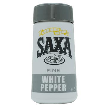 Saxa Fine White Pepper 50g
