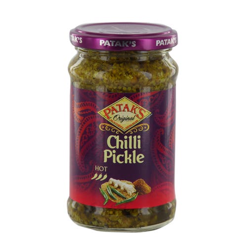 Pataks Original Hot Chilli Pickle 283g - Available at Alosra Online Supermarket
